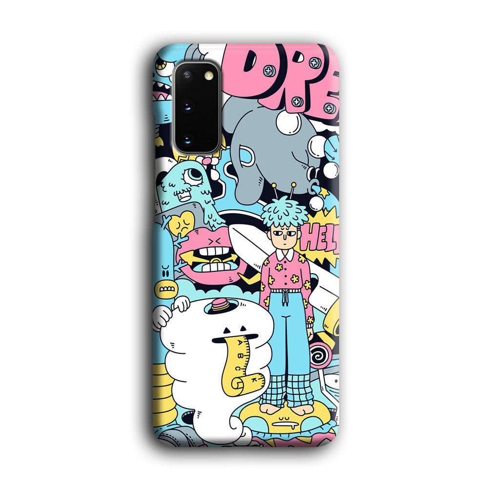 Doodle Dreams Samsung Galaxy S20 Case-Oxvistore