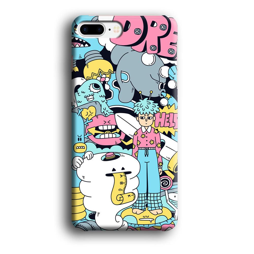 Doodle Dreams iPhone 8 Plus Case-Oxvistore