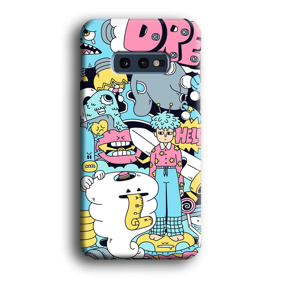 Doodle Dreams Samsung Galaxy S10E Case-Oxvistore