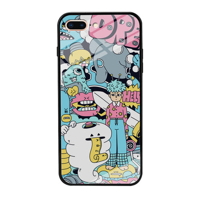 Doodle Dreams iPhone 8 Plus Case-Oxvistore