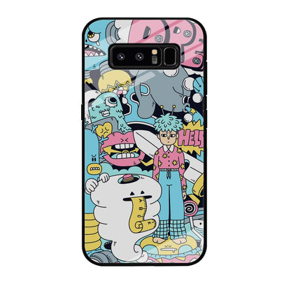 Doodle Dreams Samsung Galaxy Note 8 Case-Oxvistore