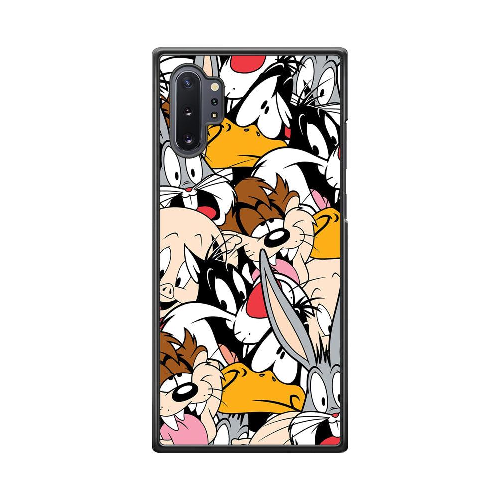 Doodle Looney Tunes Stars Samsung Galaxy Note 10 Plus Case-Oxvistore