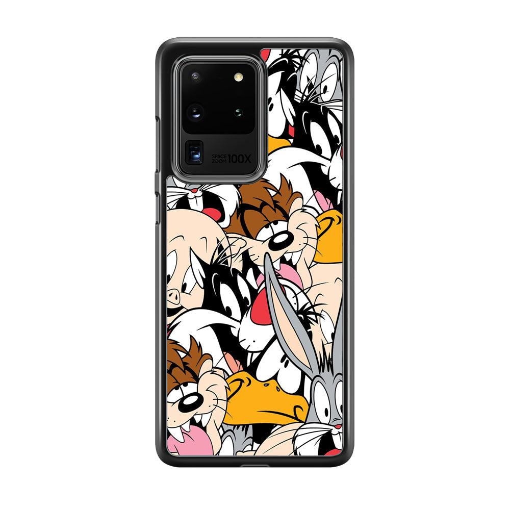 Doodle Looney Tunes Stars Samsung Galaxy S20 Ultra Case-Oxvistore