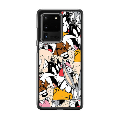 Doodle Looney Tunes Stars Samsung Galaxy S20 Ultra Case-Oxvistore