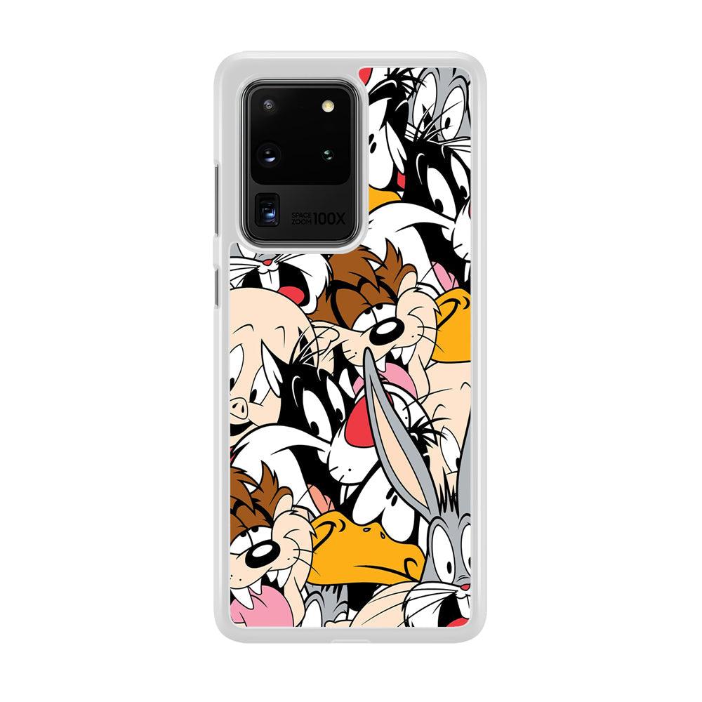 Doodle Looney Tunes Stars Samsung Galaxy S20 Ultra Case-Oxvistore