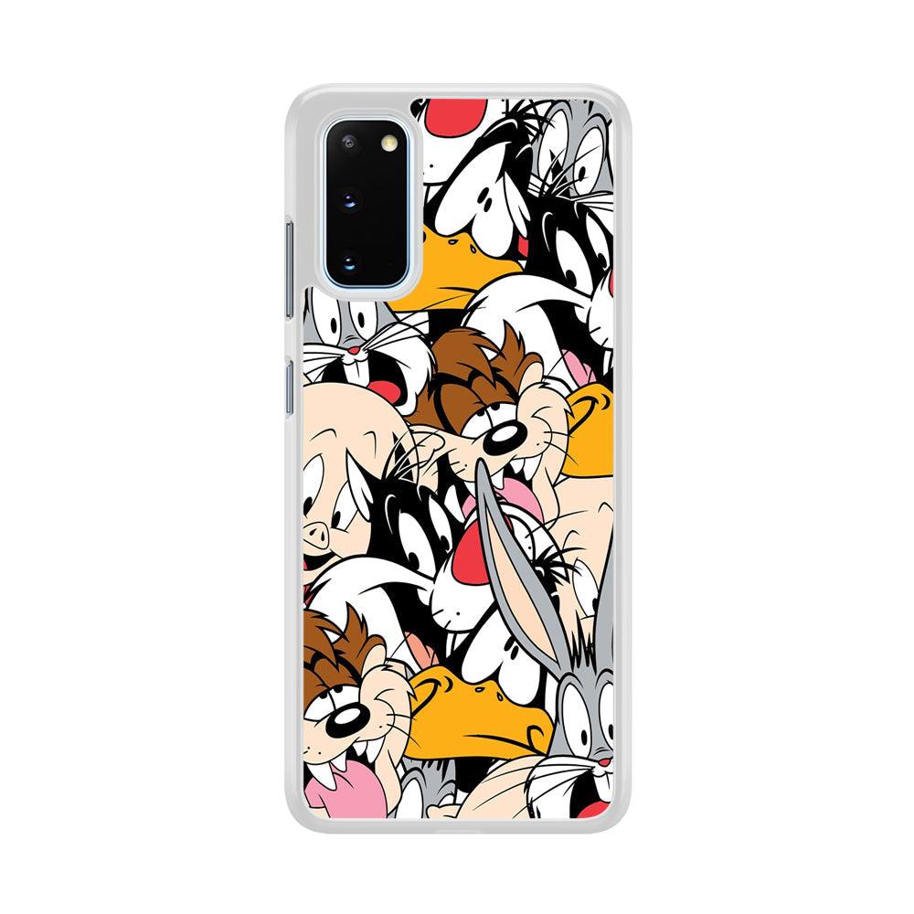 Doodle Looney Tunes Stars Samsung Galaxy S20 Case-Oxvistore