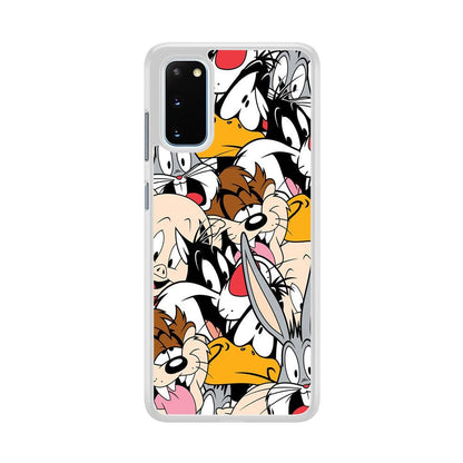 Doodle Looney Tunes Stars Samsung Galaxy S20 Case-Oxvistore