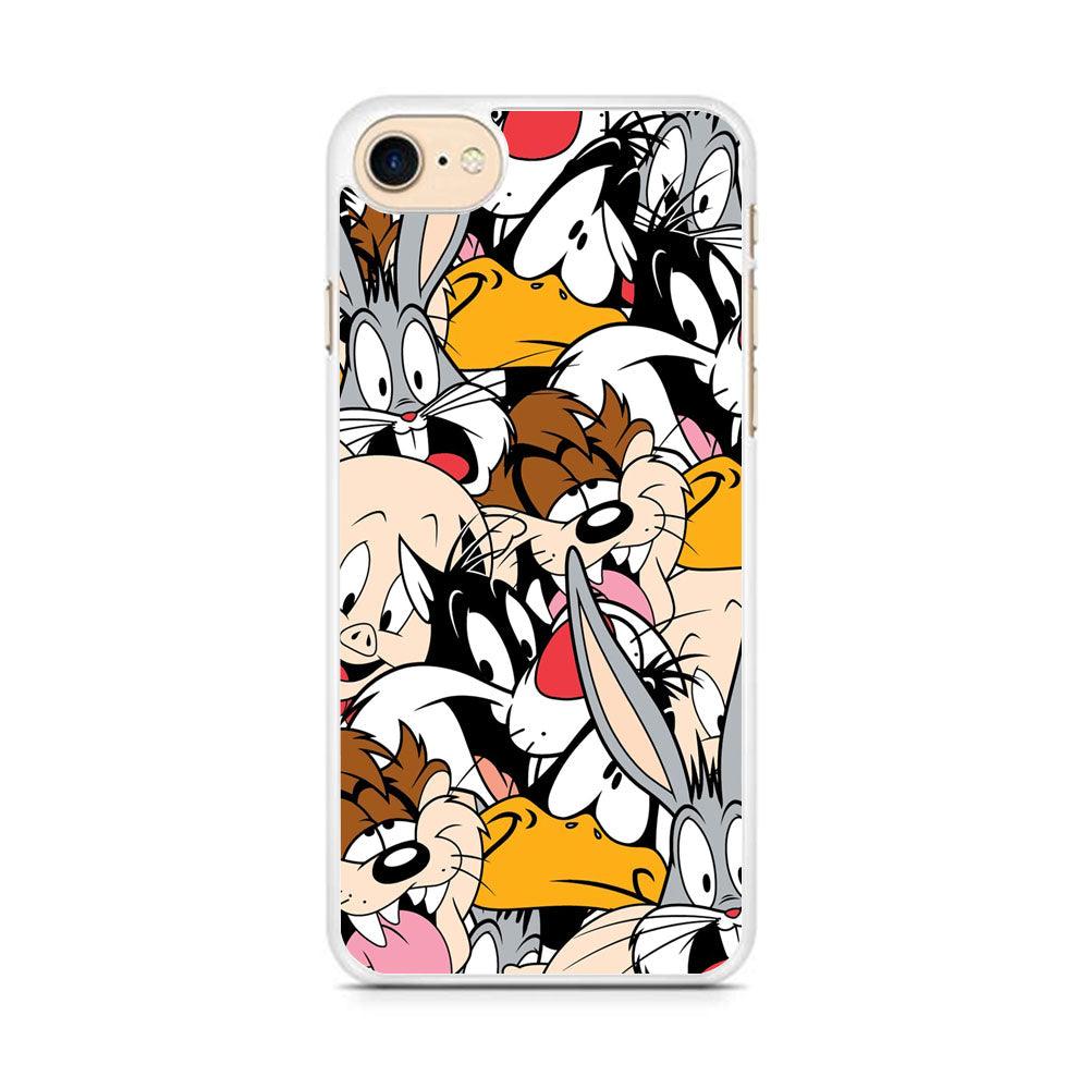 Doodle Looney Tunes Stars iPhone 8 Case-Oxvistore