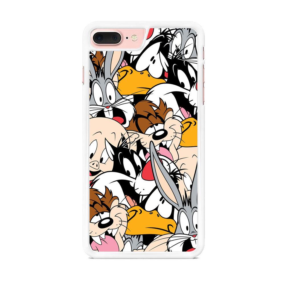 Doodle Looney Tunes Stars iPhone 7 Plus Case-Oxvistore