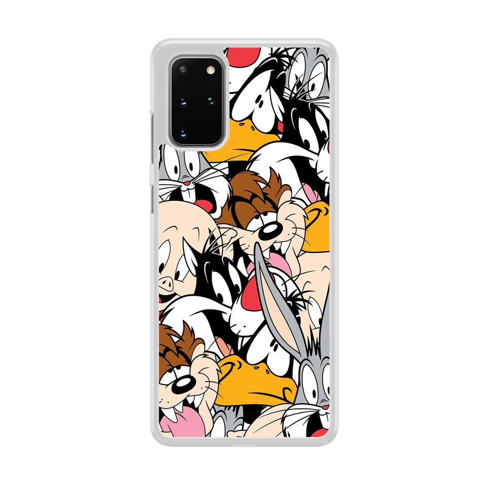 Doodle Looney Tunes Stars Samsung Galaxy S20 Plus Case-Oxvistore