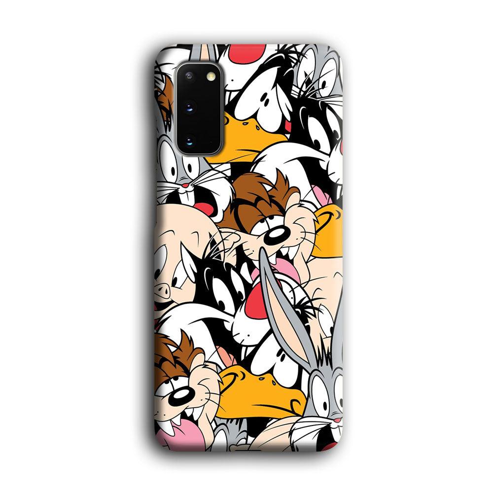 Doodle Looney Tunes Stars Samsung Galaxy S20 Case-Oxvistore