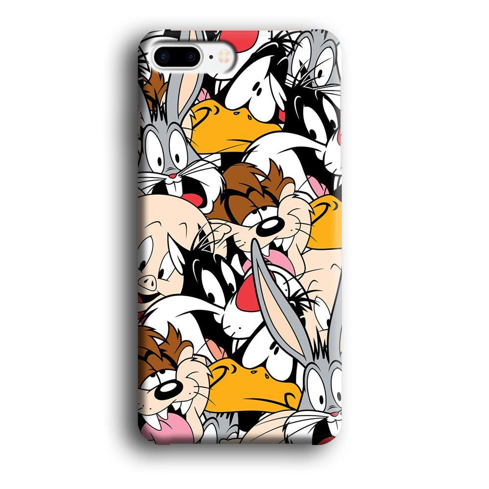 Doodle Looney Tunes Stars iPhone 7 Plus Case-Oxvistore