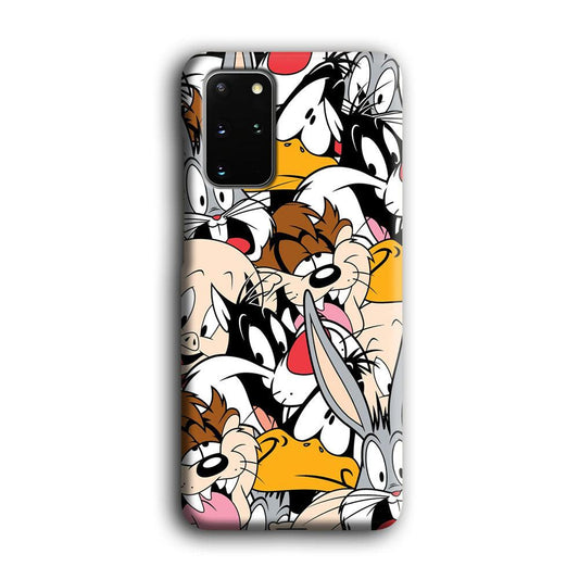 Doodle Looney Tunes Stars Samsung Galaxy S20 Plus Case-Oxvistore