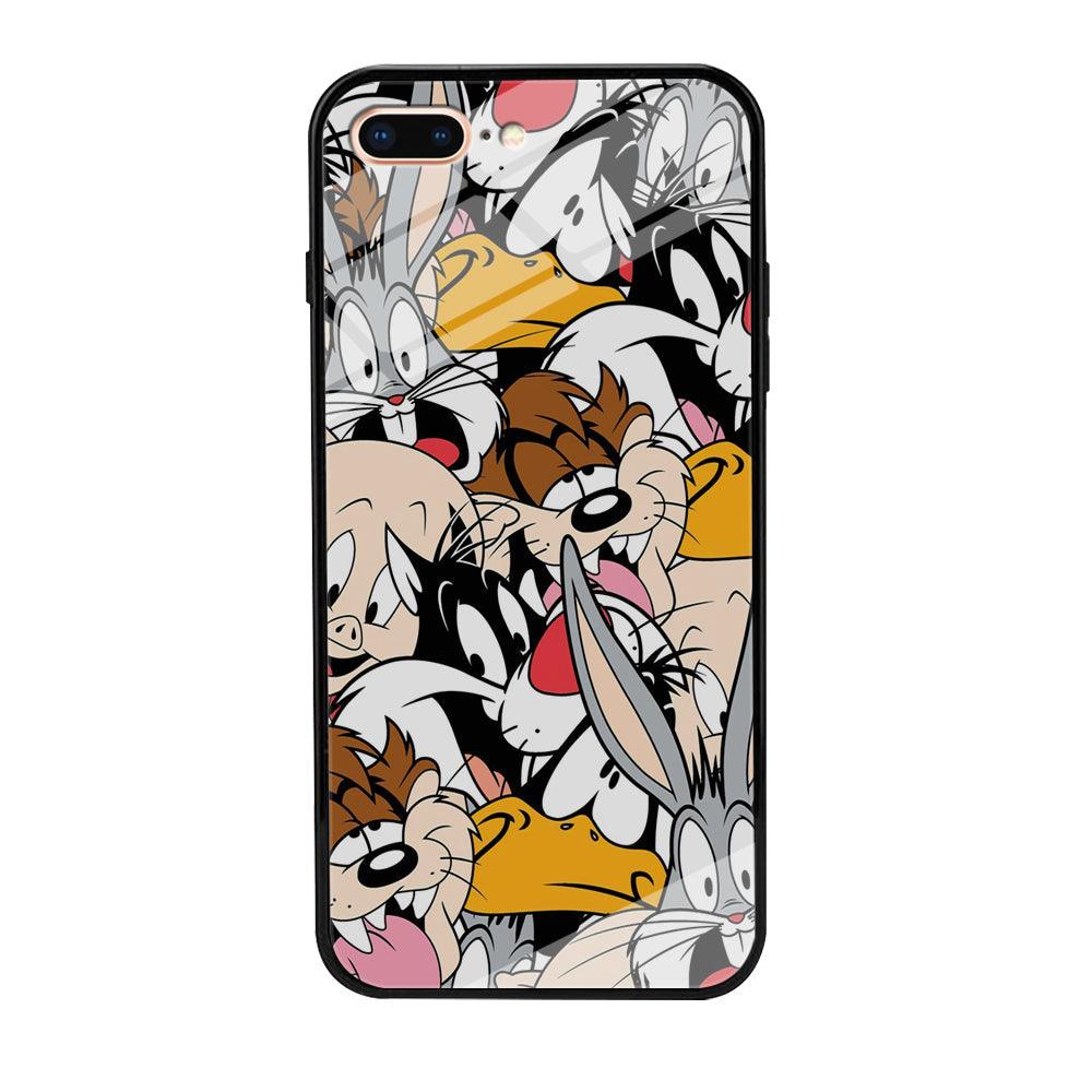 Doodle Looney Tunes Stars iPhone 7 Plus Case-Oxvistore