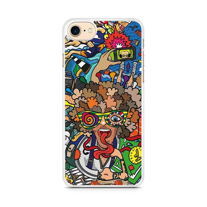 Doodle Olimpyc Sport iPhone 8 Case-Oxvistore