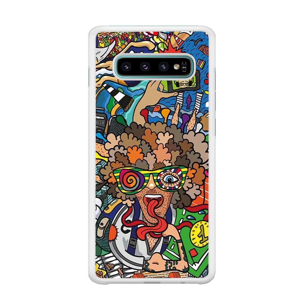 Doodle Olimpyc Sport Samsung Galaxy S10 Case-Oxvistore