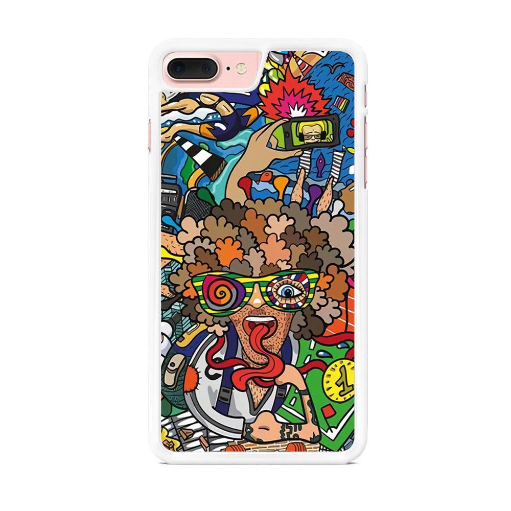 Doodle Olimpyc Sport iPhone 8 Plus Case-Oxvistore