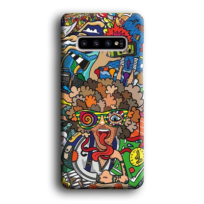 Doodle Olimpyc Sport Samsung Galaxy S10 Case-Oxvistore