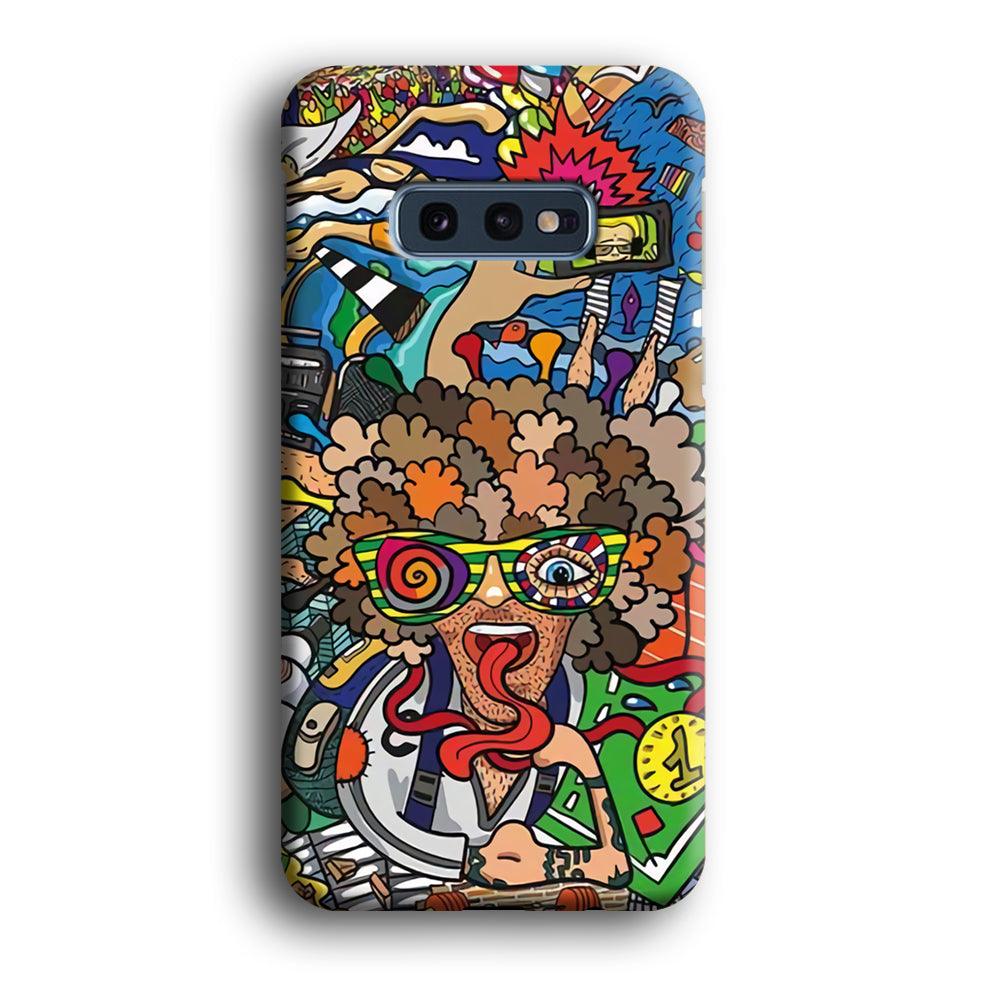 Doodle Olimpyc Sport Samsung Galaxy S10E Case-Oxvistore