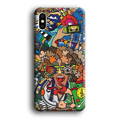 Doodle Olimpyc Sport iPhone X Case-Oxvistore