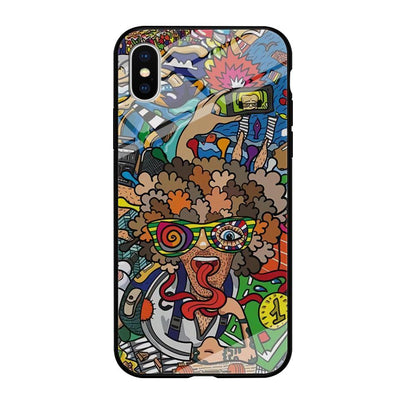 Doodle Olimpyc Sport iPhone X Case-Oxvistore