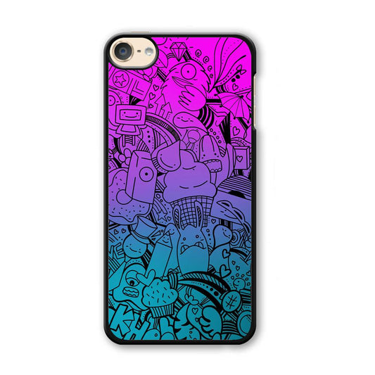 Doodle Twilight Cartoon iPod Touch 6 Case-3D Case-Oxvistore