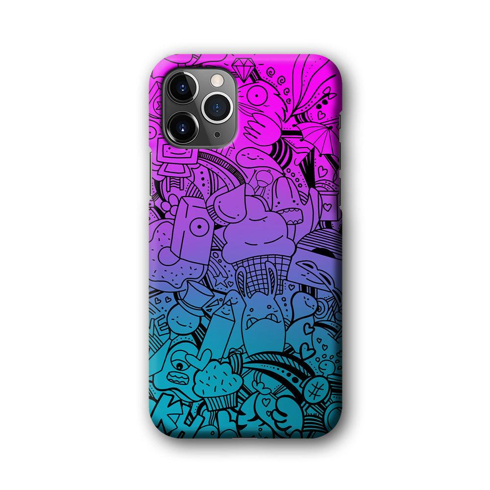 Doodle Twilight Cartoon iPhone 11 Pro Max Case-Oxvistore