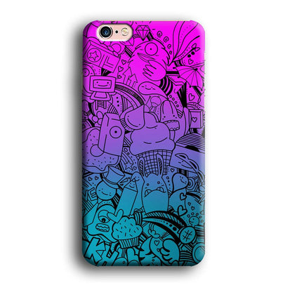 Doodle Twilight Cartoon iPhone 6 Plus | 6s Plus Case-Oxvistore