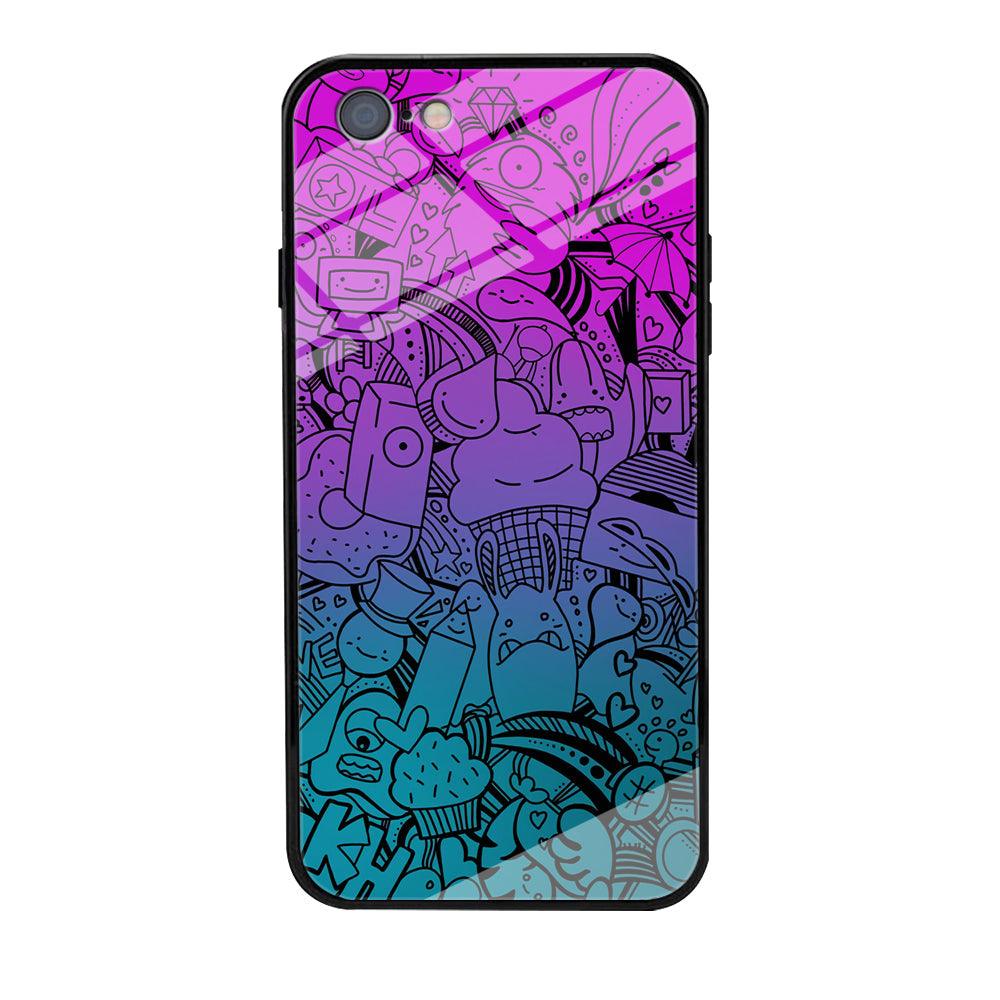 Doodle Twilight Cartoon iPhone 6 Plus | 6s Plus Case-Oxvistore