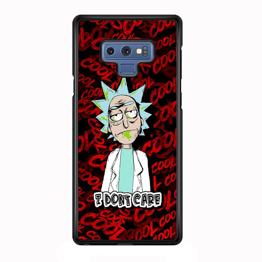 Dr Sanchez Stay Cool and Don't Care Samsung Galaxy Note 9 Case-Rubber Black (2D Case)-Oxvistore