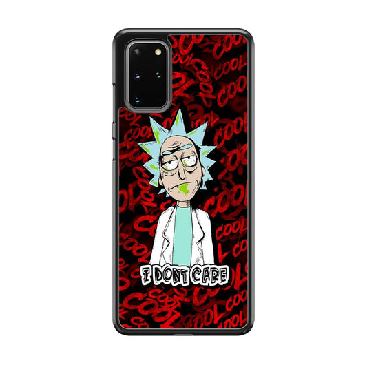 Dr Sanchez Stay Cool and Don't Care Samsung Galaxy S20 Plus Case-Rubber White (2D Case)-Oxvistore