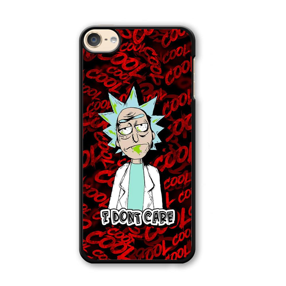 Dr Sanchez Stay Cool and Don't Care iPod Touch 6 Case-Plastic Black (2D Case)-Oxvistore