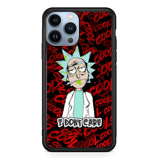 Dr Sanchez Stay Cool and Don't Care iPhone 14 Pro Case-Rubber Black (2D Case)-Oxvistore