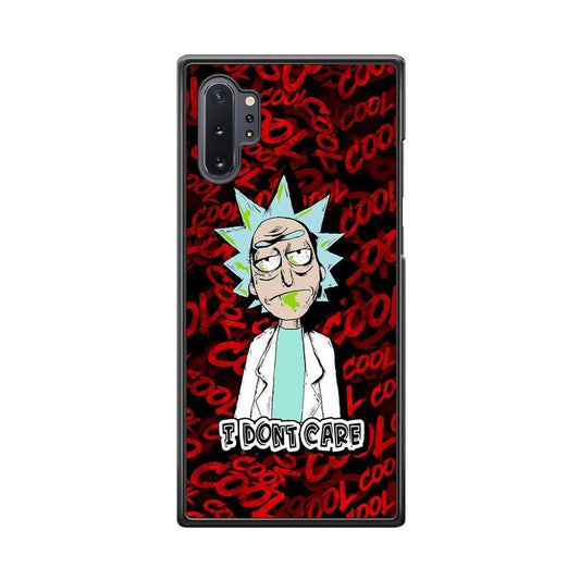 Dr Sanchez Stay Cool and Don't Care Samsung Galaxy Note 10 Plus Case-Rubber White (2D Case)-Oxvistore