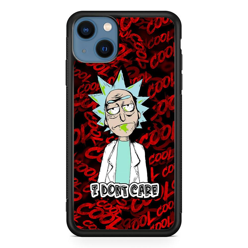 Dr Sanchez Stay Cool and Don't Care iPhone 15 Case-Rubber White (2D Case)-Oxvistore