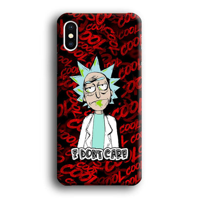 Dr Sanchez Stay Cool and Don't Care iPhone X Case-Oxvistore