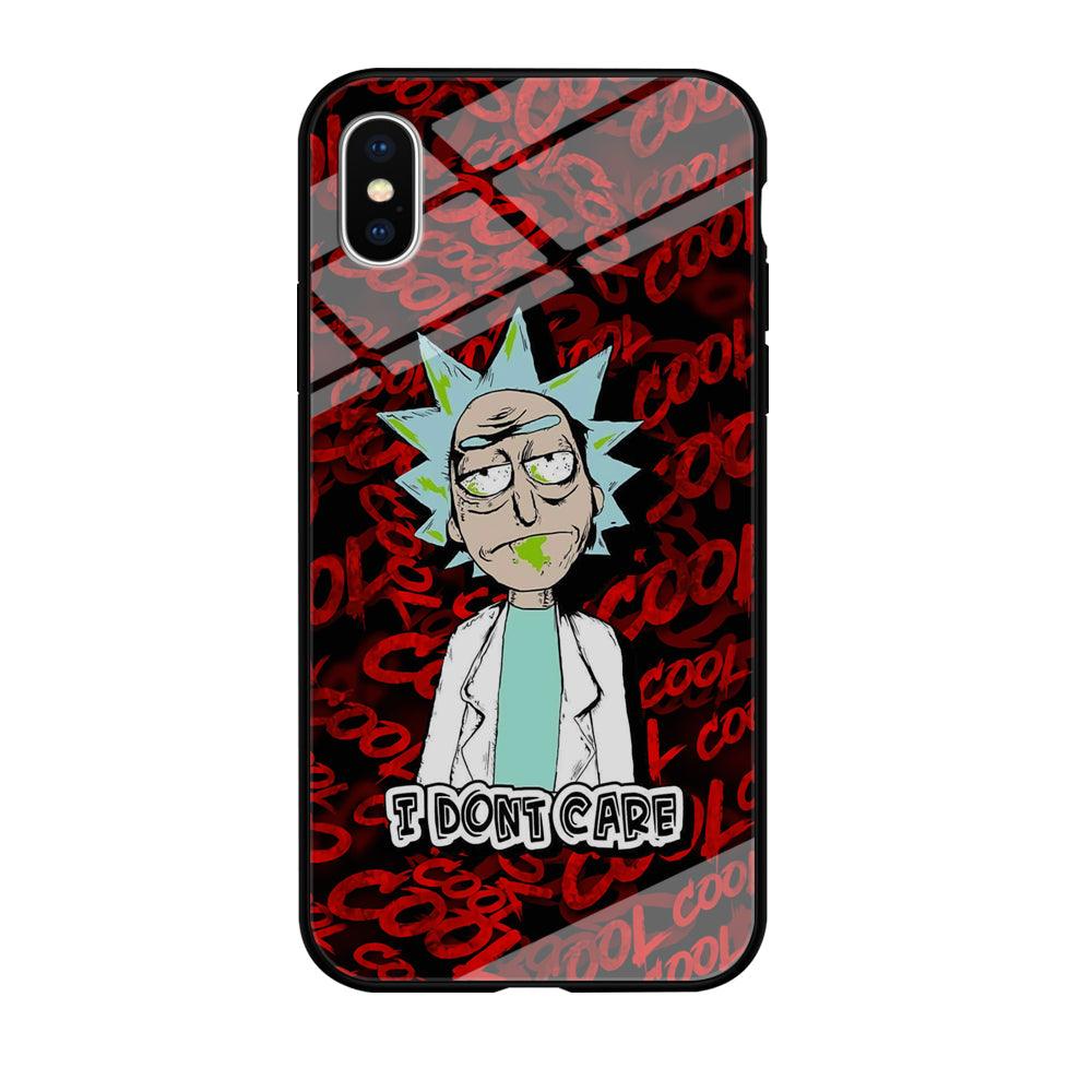 Dr Sanchez Stay Cool and Don't Care iPhone X Case-Oxvistore