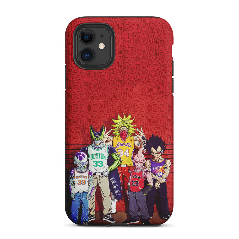 Dragon Ball NBA Style 2 in 1 Tough Phone Case