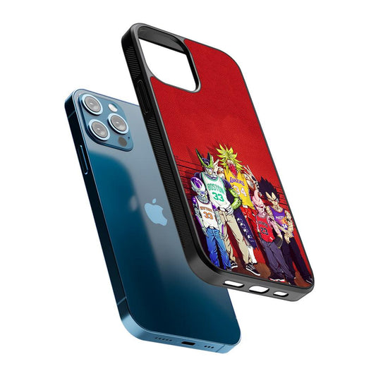 Dragon Ball NBA Style 2D Rubber Phone Case-Oxvistore