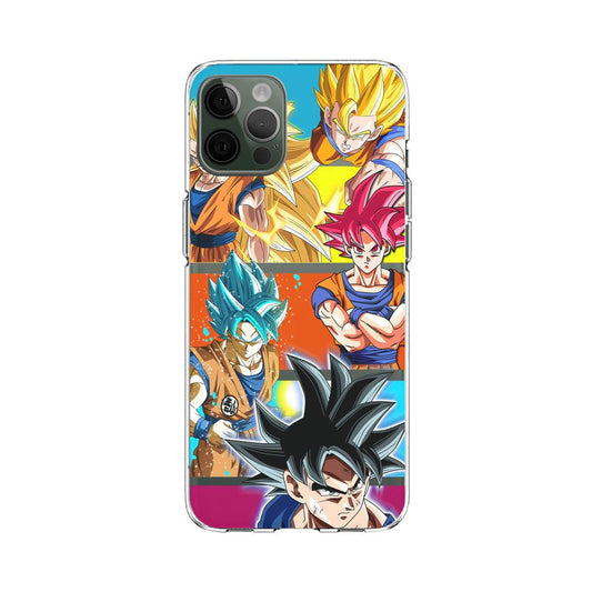 Dragon Ball Saiyan Mode Stare Clear Soft Case-Oxvistore