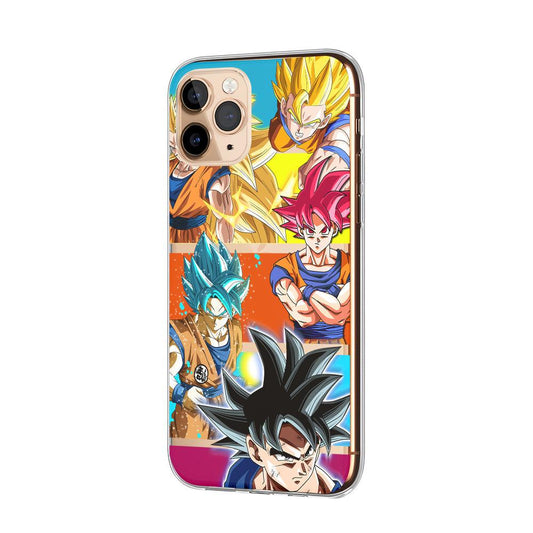 Dragon Ball Saiyan Mode Stare Clear Soft Case-Oxvistore