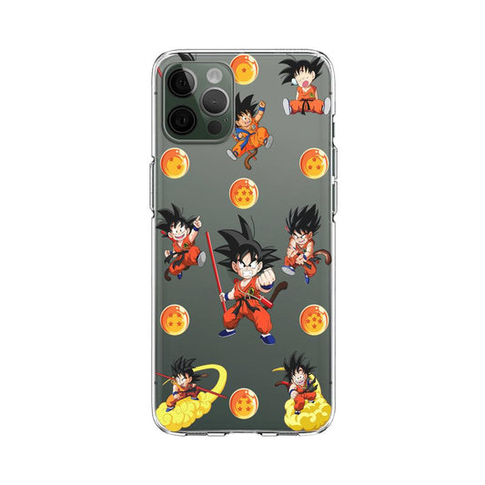 Dragon Ball Son Goku Pattern Clear Soft Case-Oxvistore
