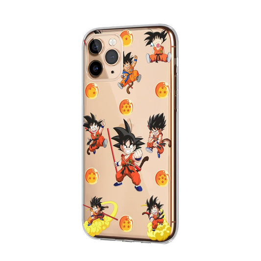 Dragon Ball Son Goku Pattern Clear Soft Case-Oxvistore