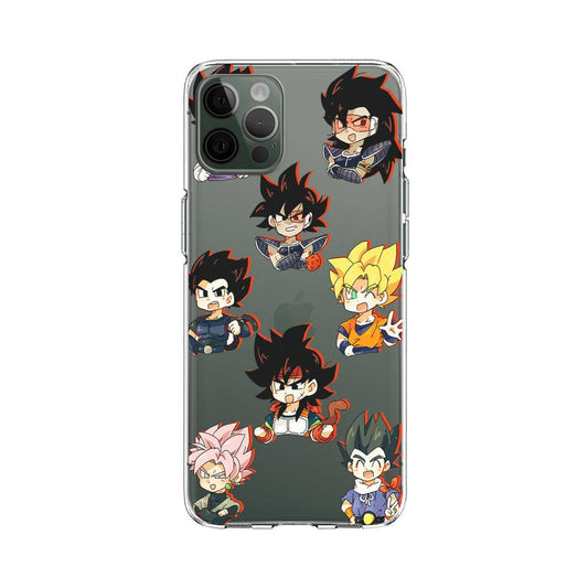 Dragon Ball Tiny Cute and Chibi Clear Soft Case-Oxvistore