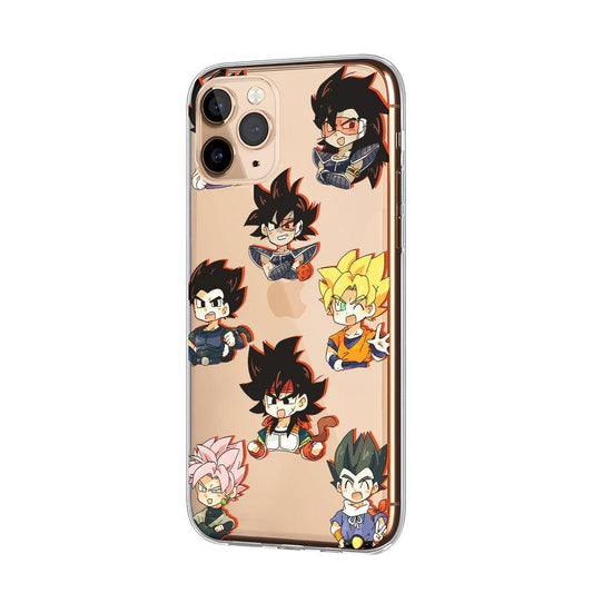 Dragon Ball Tiny Cute and Chibi Clear Soft Case-Oxvistore