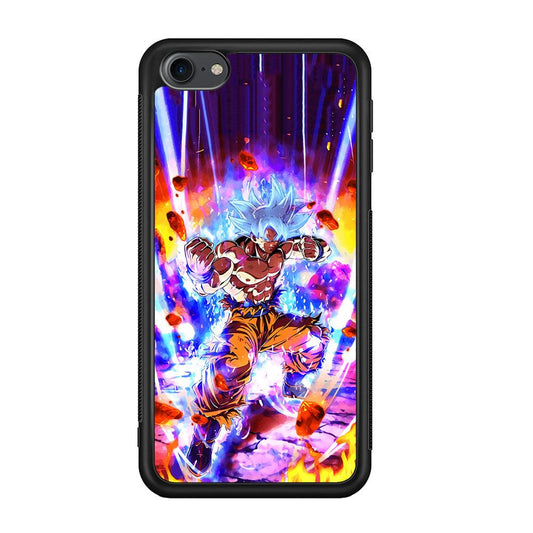 Dragon Ball Z Break The Ground iPod Touch 6 Case-Rubber Black (2D Case)-Oxvistore