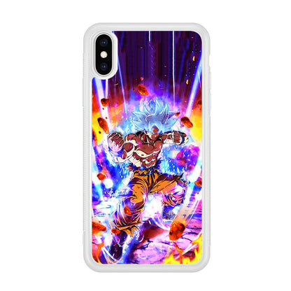 Dragon Ball Z Break The Ground iPhone X Case-Oxvistore