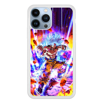 Dragon Ball Z Break The Ground iPhone 15 Pro Case-Oxvistore