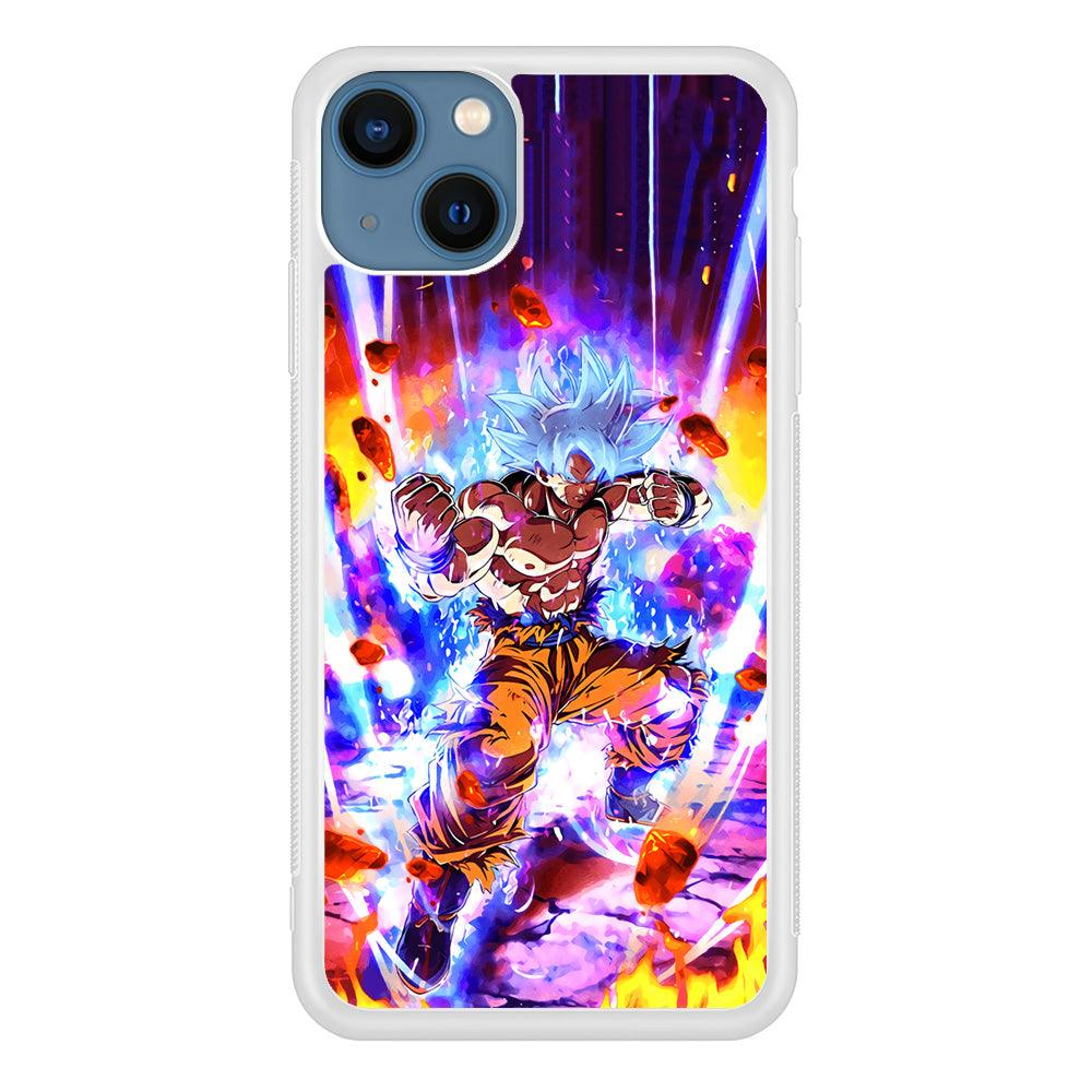 Dragon Ball Z Break The Ground iPhone 15 Plus Case-Oxvistore