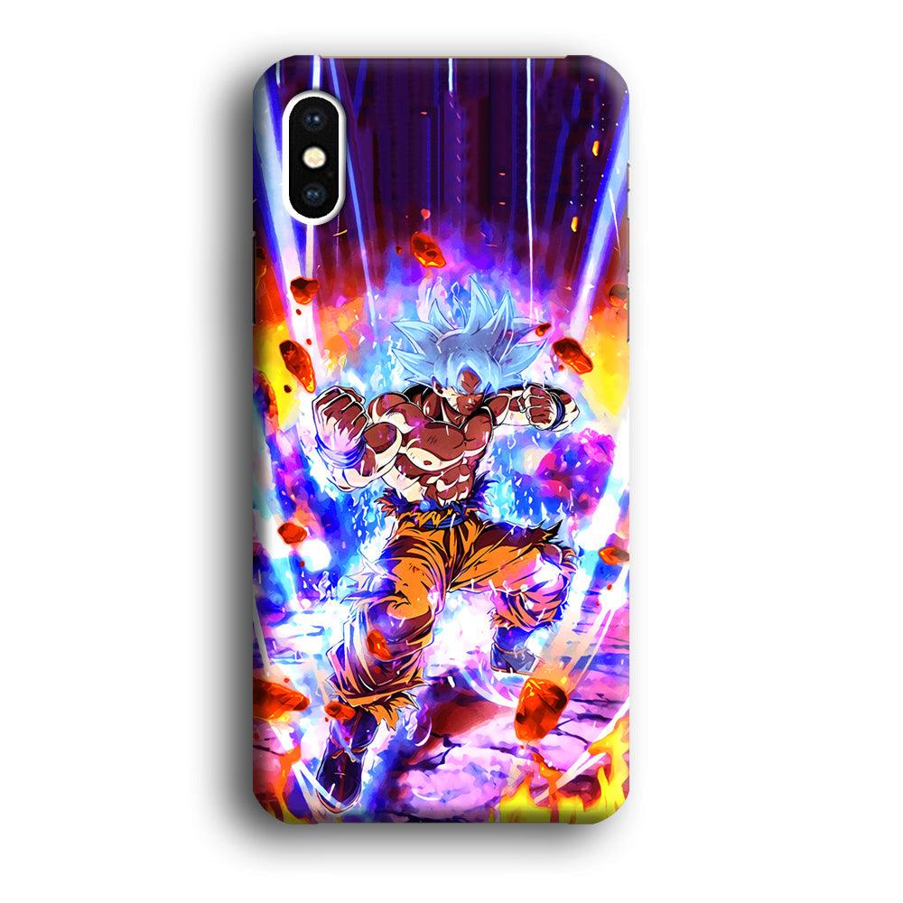 Dragon Ball Z Break The Ground iPhone X Case-Oxvistore